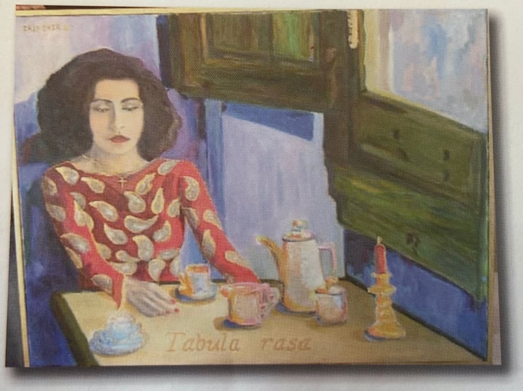 Iris Devote LITTARDI © - "Tabula Rasa" 2006 - huile sur toile