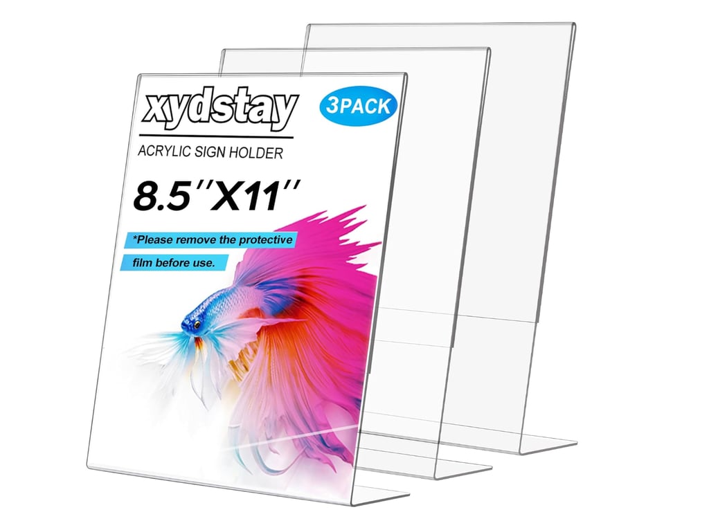 8.5x11 Acrylic Sign Holder