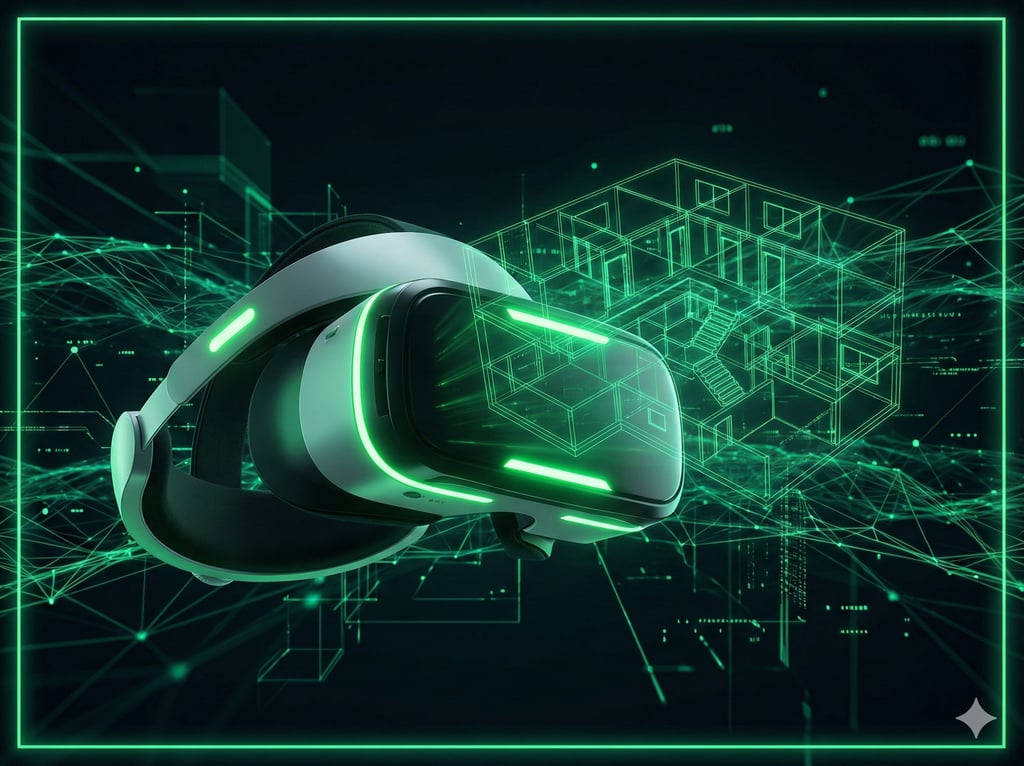 Equipamento de realidade virtual e mapa holográfico para serviço de Tour Virtual 360 para Google Street View.