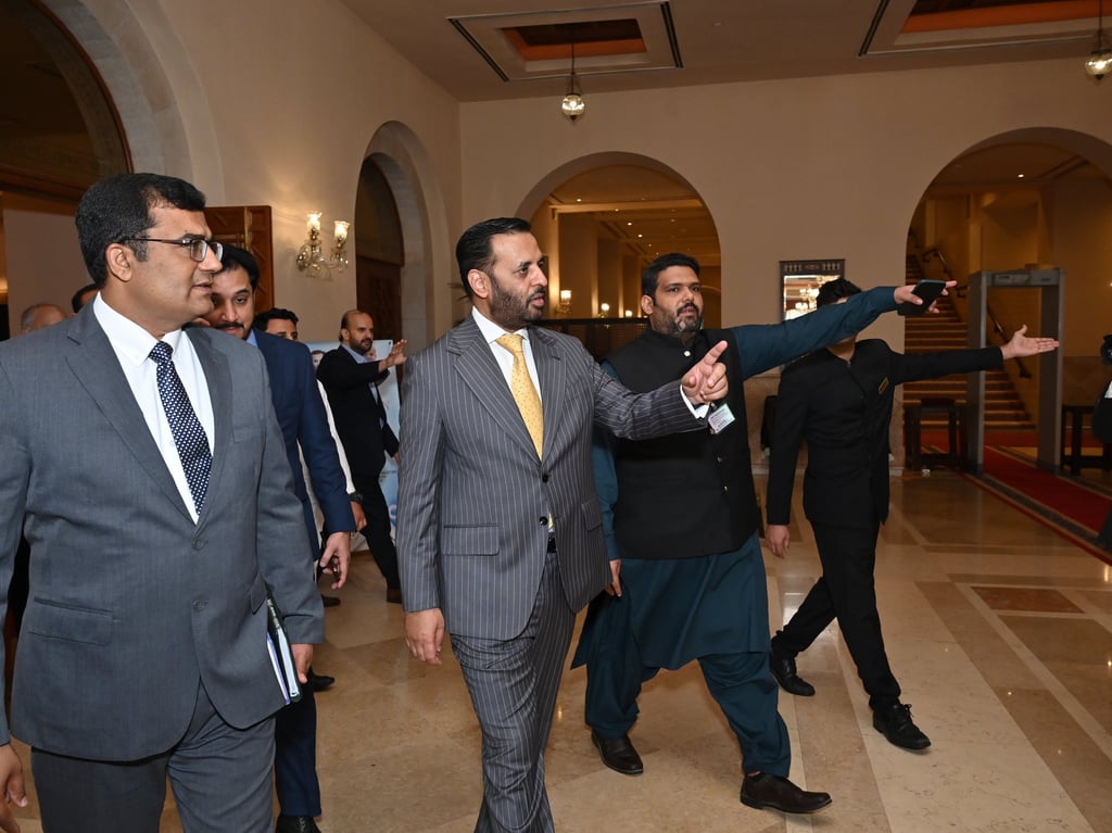 Nadir Qureshi Head of Digital Ministry of National Health along with Mustafa Kamal federal minister health 