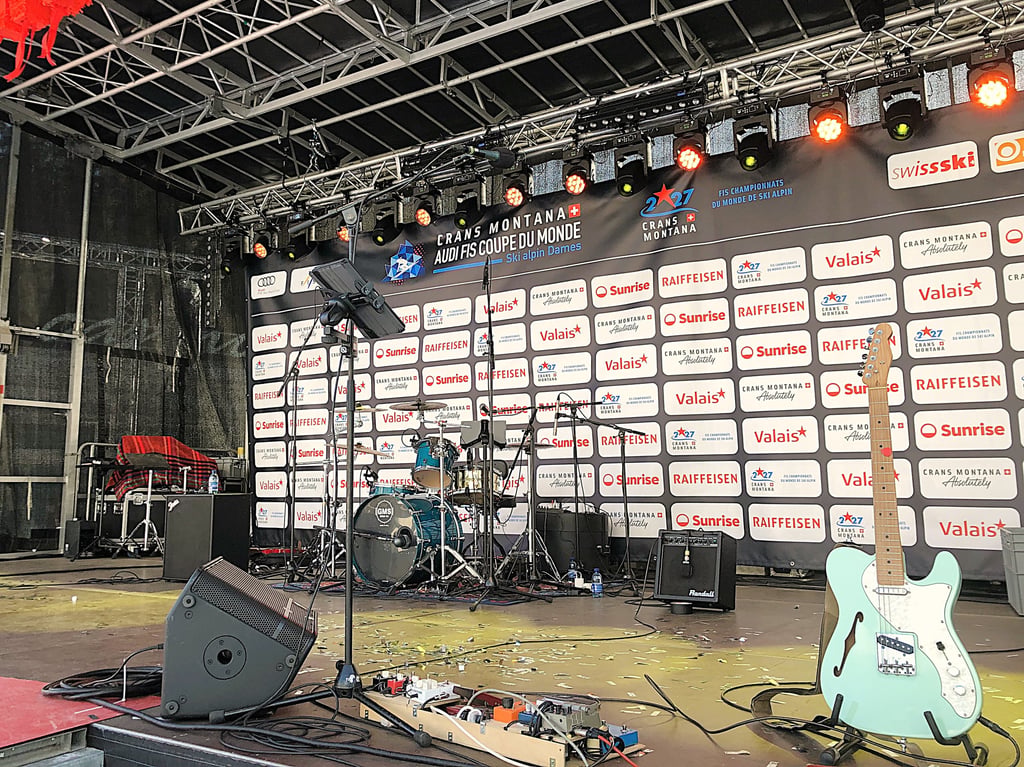 Scène des championnats du monde, concert de Pytom