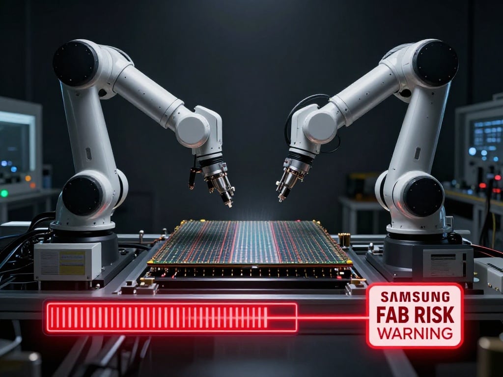 Samsung electronics union strike memory chip fab disruption supply chain impact 2026.
