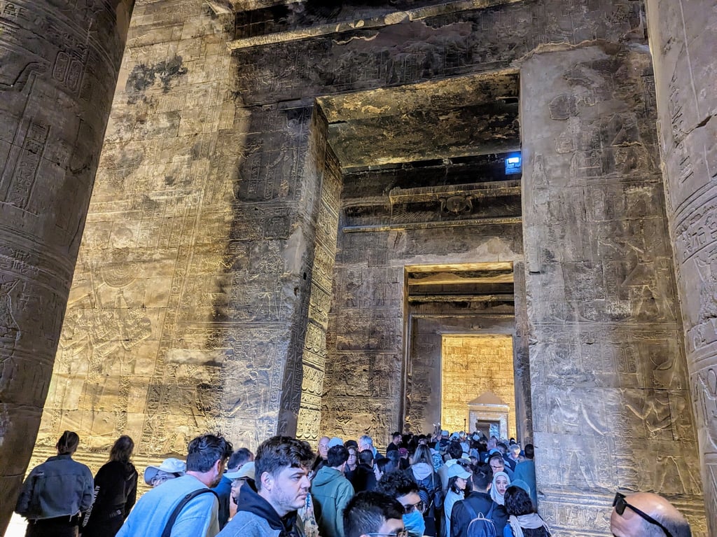 Temple of Horus in Edfu visit on a River Nile Cruise