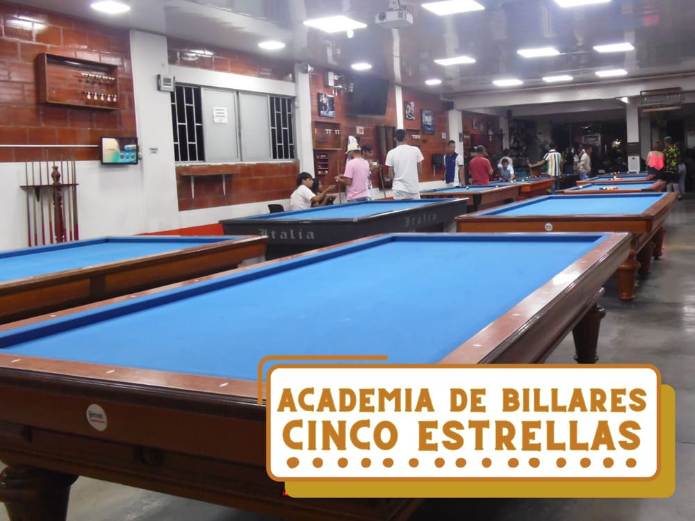 academia de billares cinco estrellas Cajamarca tolima
