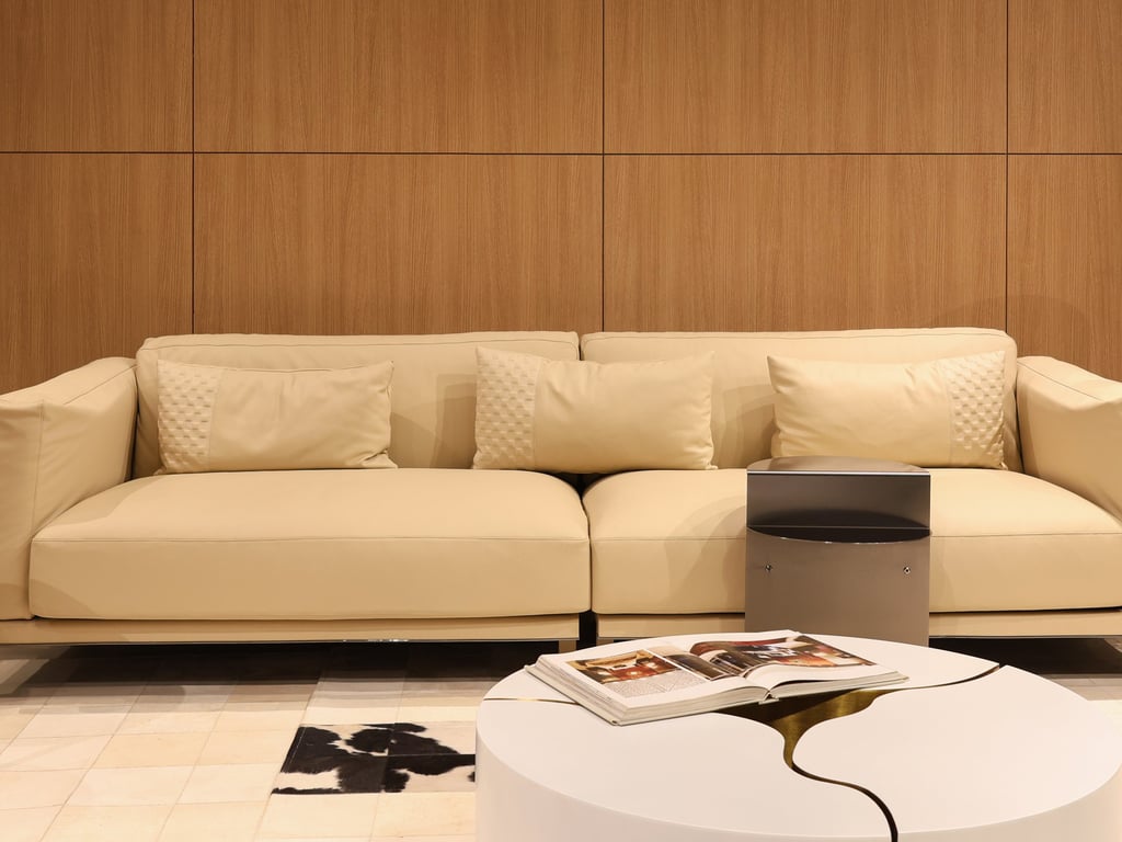 Leather Sofa at poshway experience store