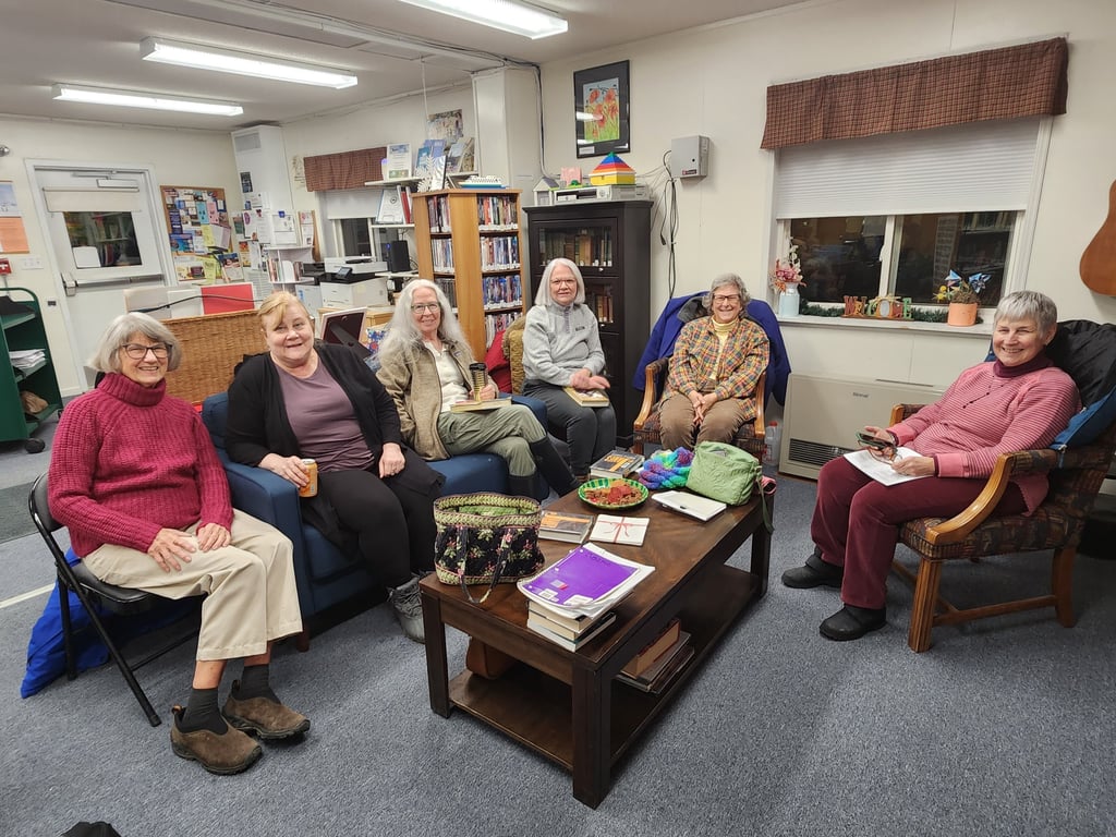 Cozy corner for book clubs and other groups