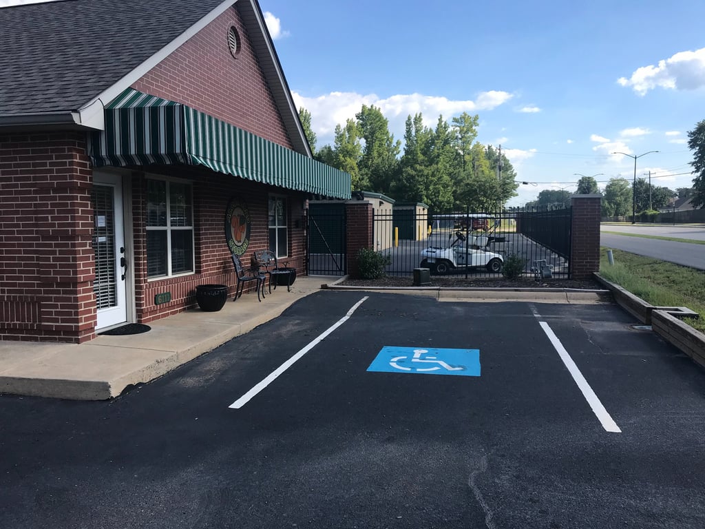 This is the front of our office at 6111 Alcoa Road