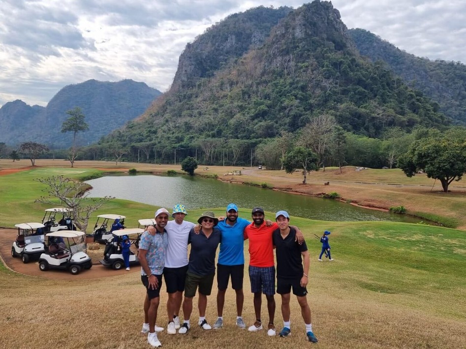 Guys on a golf holiday in Thailand curated by Francesco Luxury Travels Villas Weddings