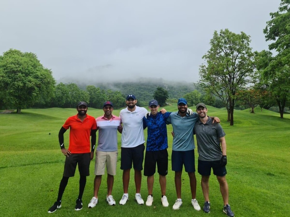 Guys on a golf holiday in Thailand curated by Francesco Luxury Travels Villas Weddings