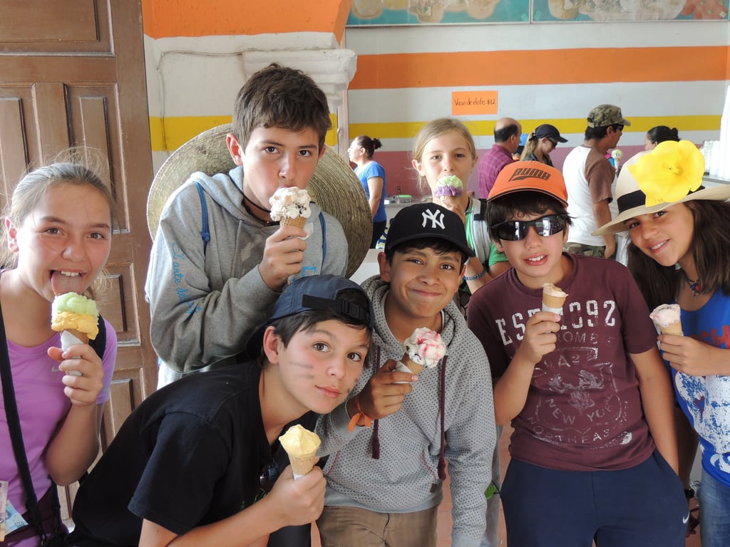 Disfrutando las Nieves Ojo Ciego Camp