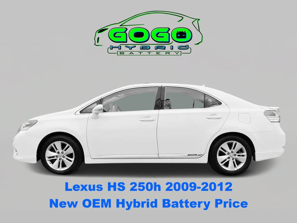 lexus hs 250h 2009 2010 2011 2012 new OEM hybrid battery replacement GoGoHybridBattery.com  