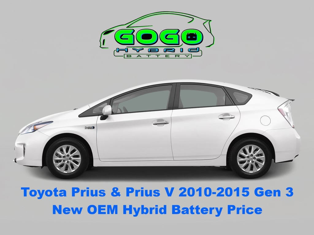 Prius & Prius V 2010 2011 2012 2013 2014 2015 gen 3 new oem hybrid battery GoGoHybridBattery.com  
