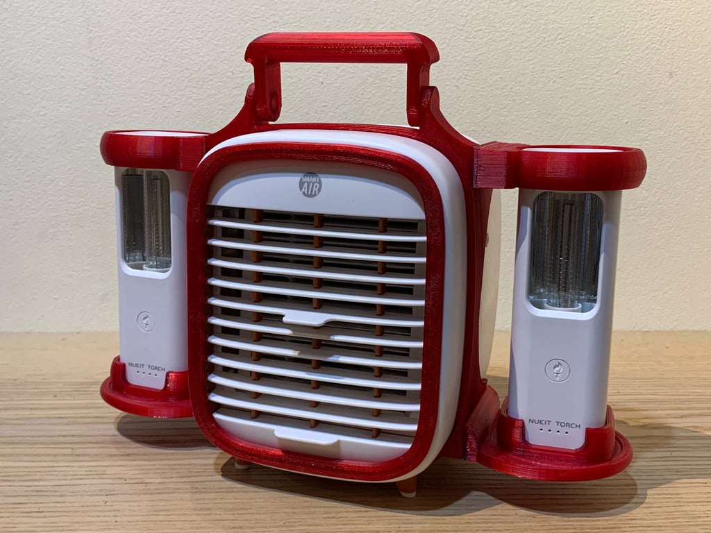Smart Air QT3 fan with NUKIT Torches in DUO holder