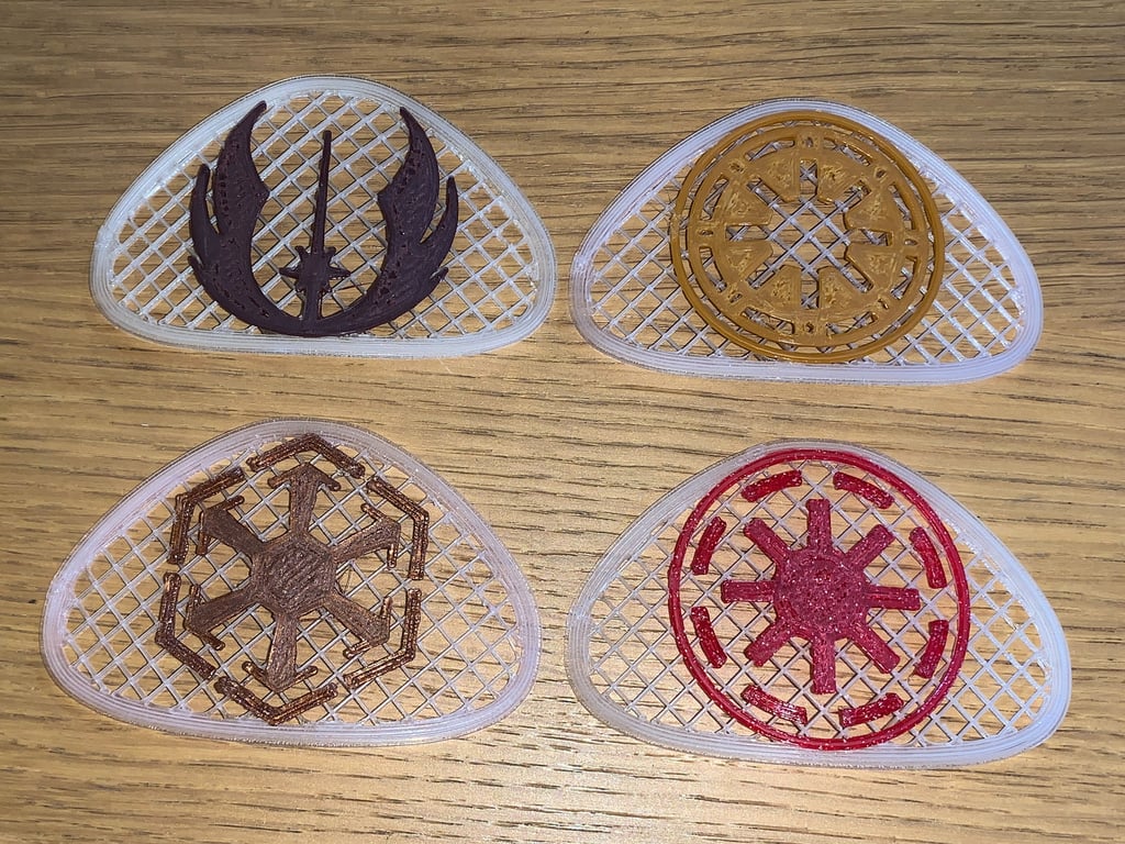 flo-23: 4x Startrek insignia