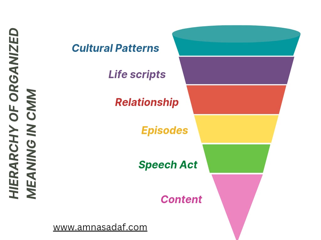 Hierarchy of Organized Meaning in CMM.
