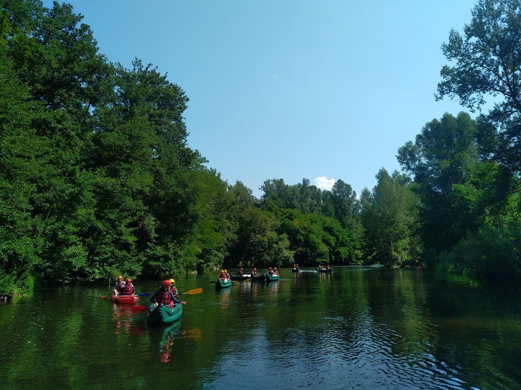 descente canoë kayak allier rivière sauvage massif central