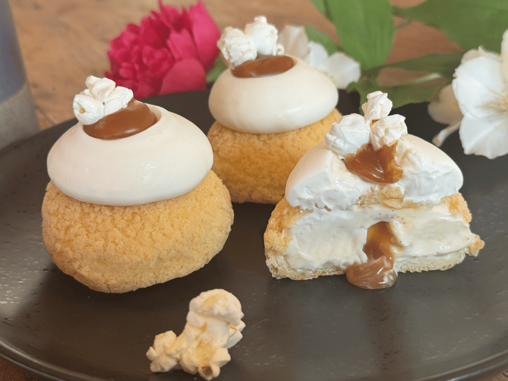 chou popcorn caramel