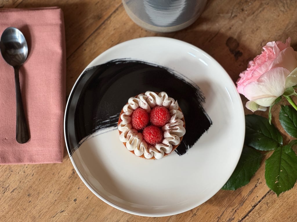 tarte hibiscus framboise