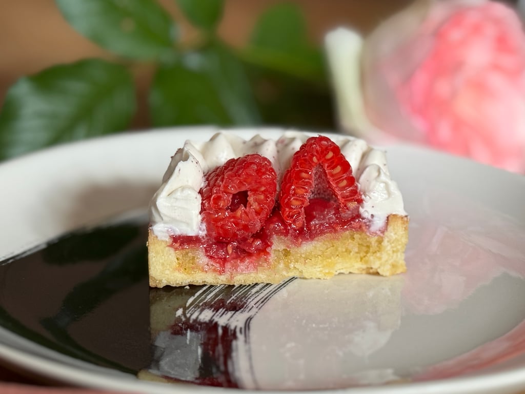 tarte hibiscus framboise