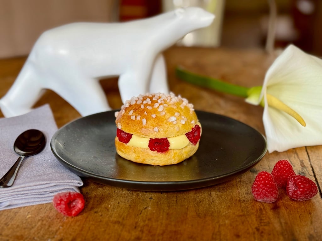 Tropezienne ispahan framboise rose litchi