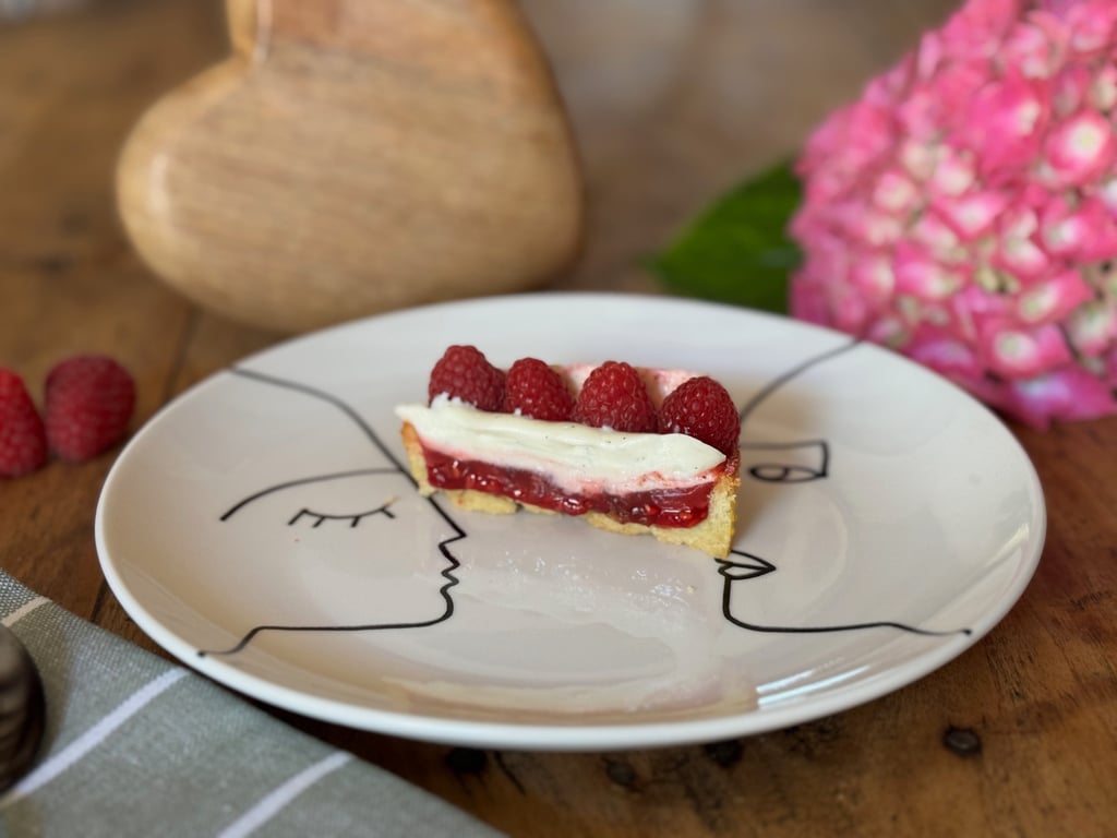 tarte framboise praline