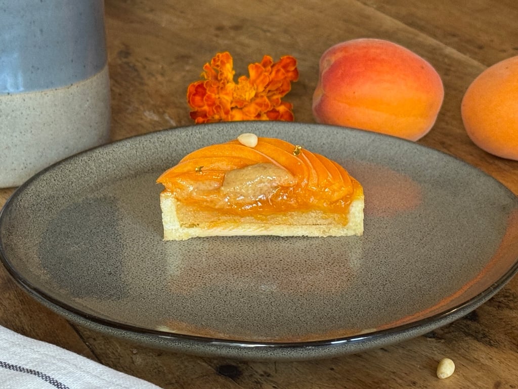 tarte abricot pignon de pin