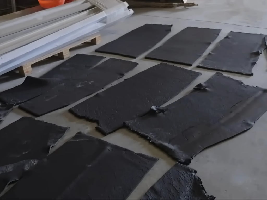 Cooling stage to stabilize rubber material after compounding