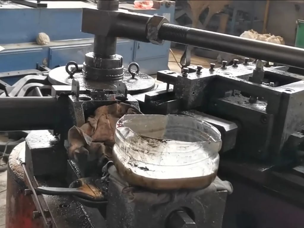 Metal tube bending process to form strength machine structures