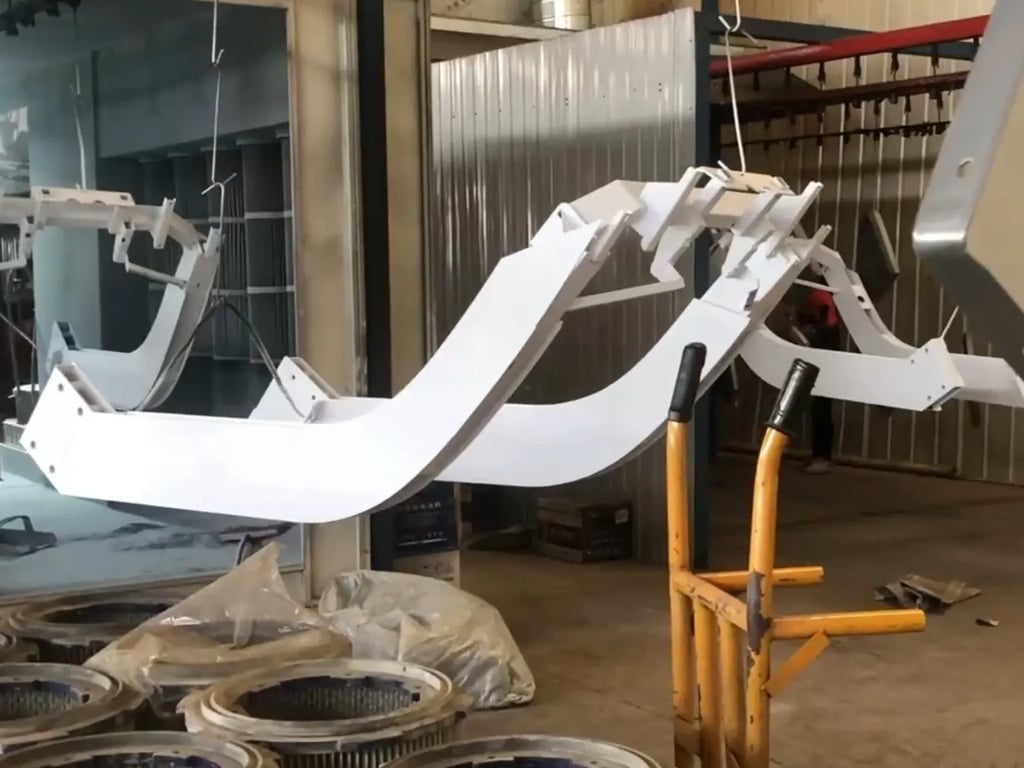 Sand blasting process to clean and prepare strength equipment surfaces