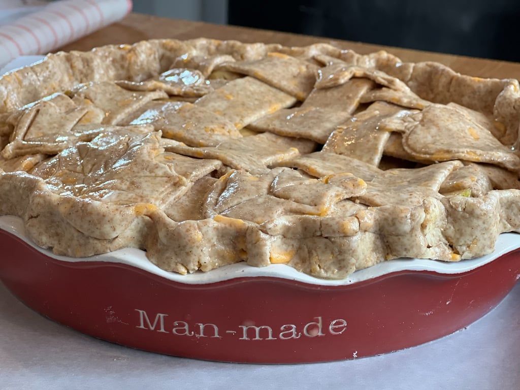 cheddar pie crust with lattice top