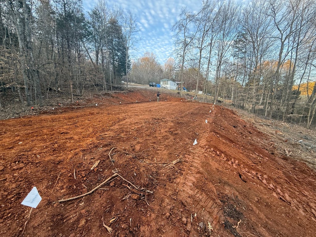 septic system mound in Lake-A-Wana Tennessee