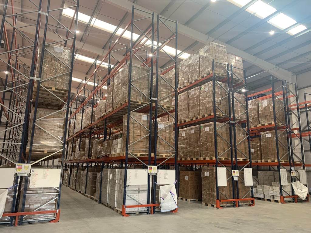 very narrow aisle pallet racking