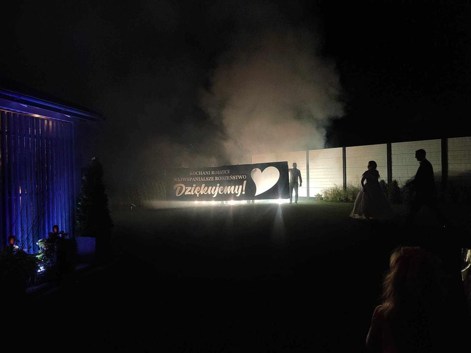 podziękowania dla rodziców i rodzeństwa na weselu pirotechnika napis pirofolia serce