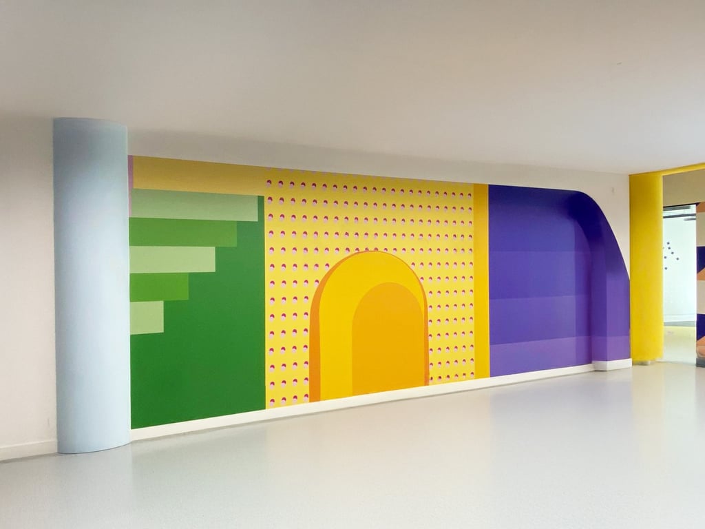 Vienos dalies interjero sienų grafika DECOSONA – unikalūs sienų raštai ir iliustracijos