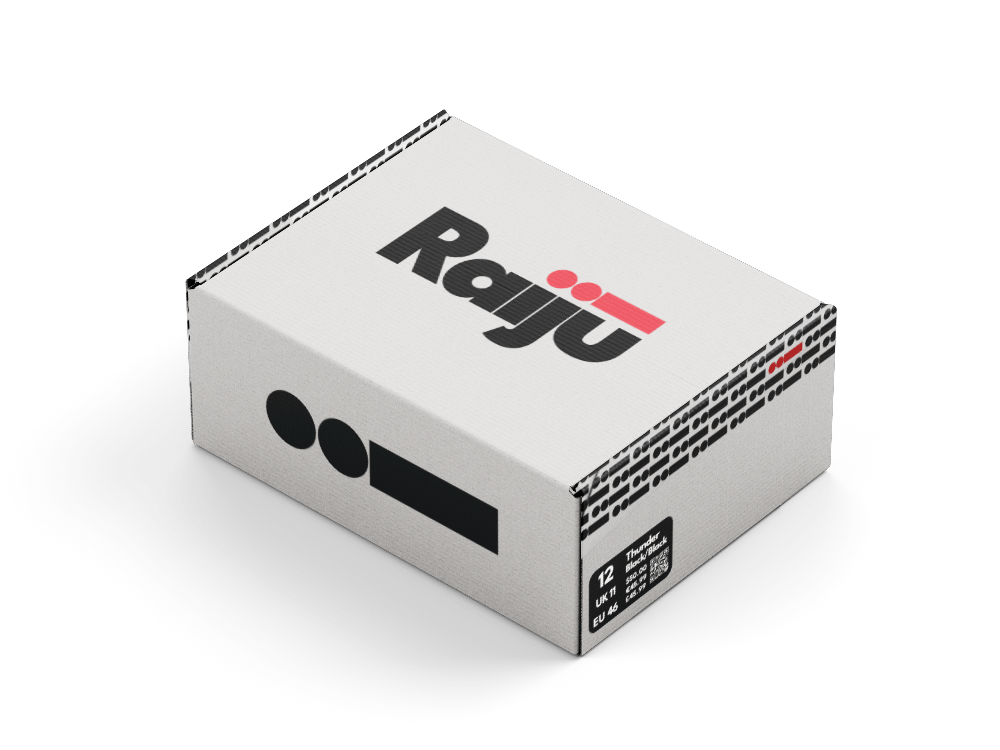 Closed Raiju shoe box in white