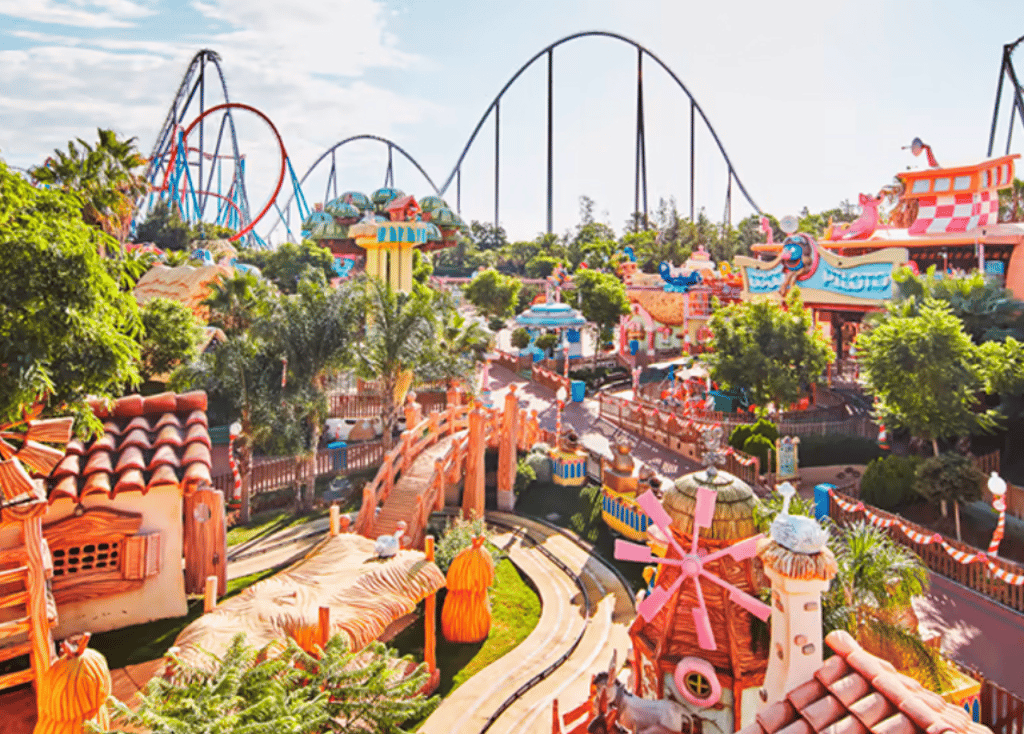 port aventura, parque, niños, 