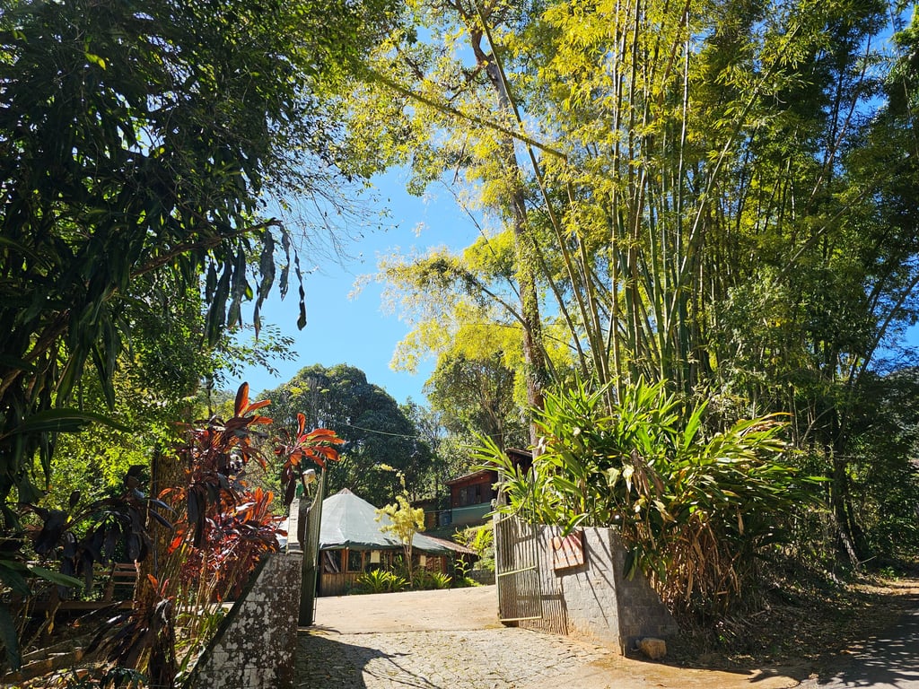 Entrada da pousada