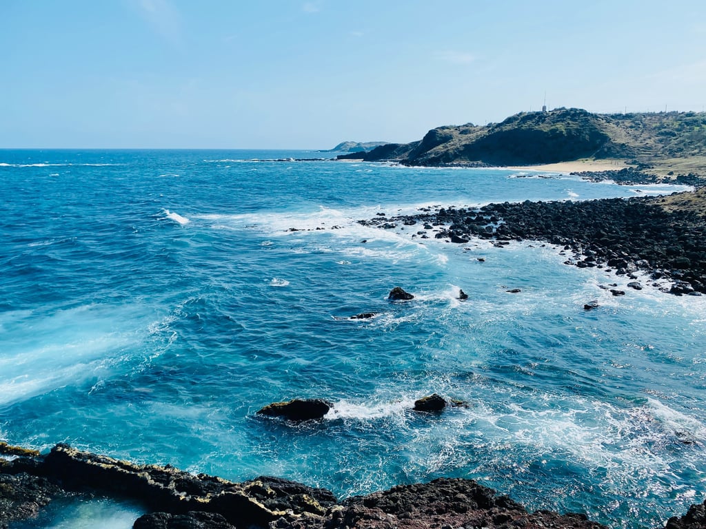 Wietnam, widok na morze z wyspy Phú Quý