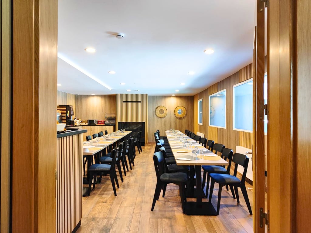 Restaurante del Hotel Focus en el Pas de la Casa, Andorra. En los Pirineos