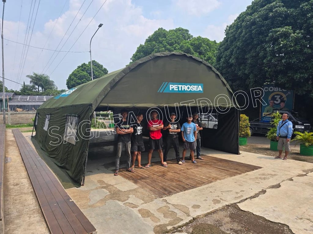 pabrik tenda pengungsi