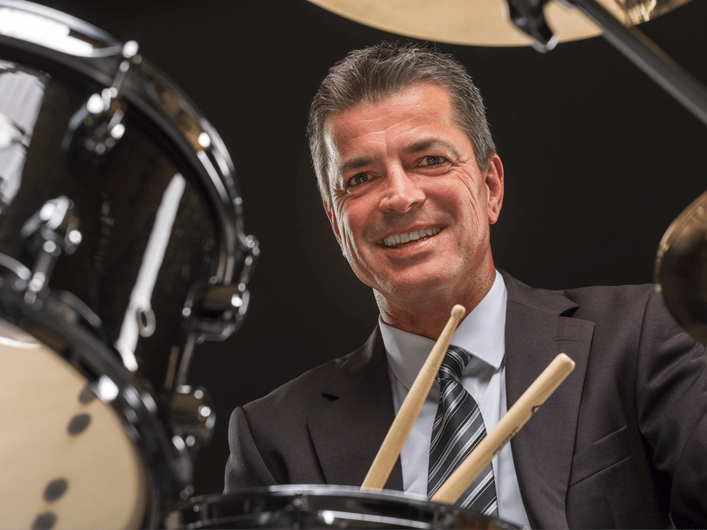 Schlagzeuger aus Regensburg Nahaufnahme