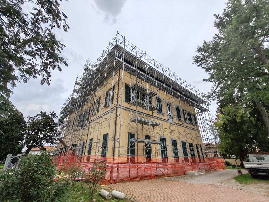 ponteggio a telai prefabbricati