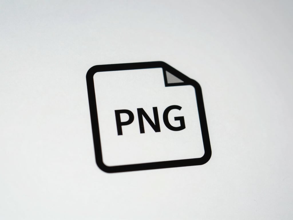 Close-up overhead shot of a PNG file icon mid-drag above a bright white desktop drop zone, crisp studio lighting, tight crop showing file name and extension label in sharp focus