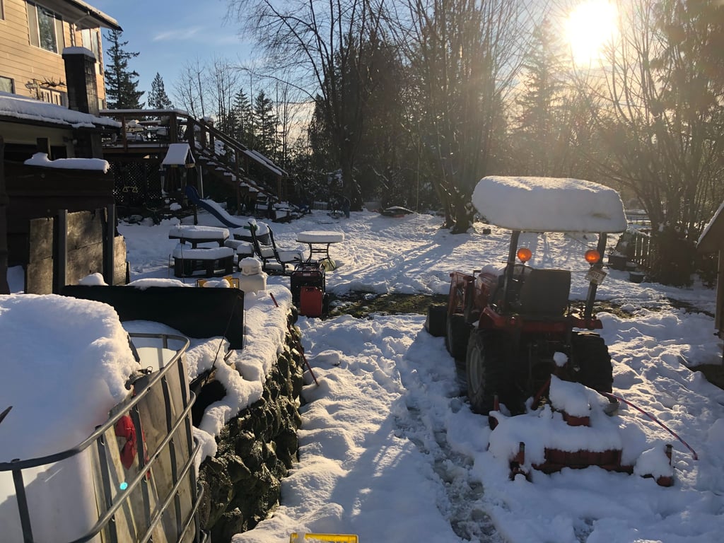 Tractor for snow Removal