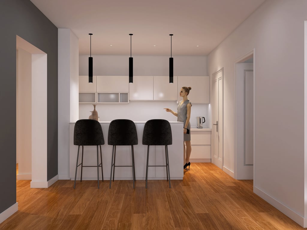 Diseño de Interiores Finalizado | Proyecto Casa Paroisienne | Studio Atípico