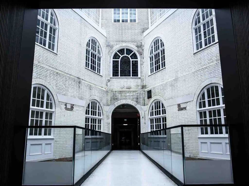 internal bridge at Lambeth Town Hall