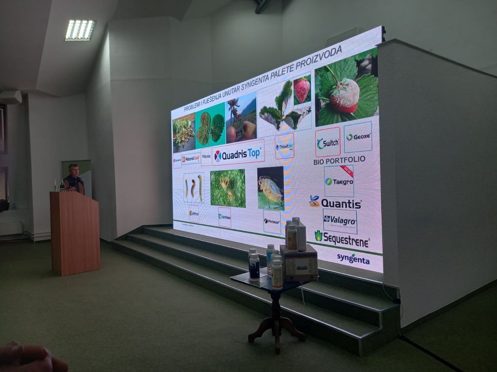 Syngenta prezentacija koja predstavlja bio portfolio poljoprivrednih fungicida i sredstava za zaštit