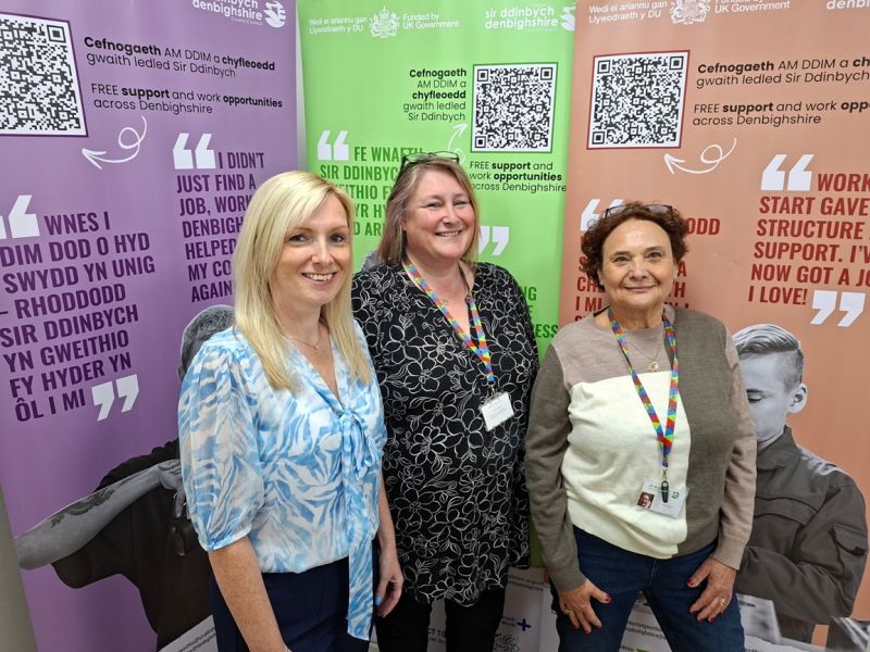 Cath Patterson and the team at Working Denbighshire