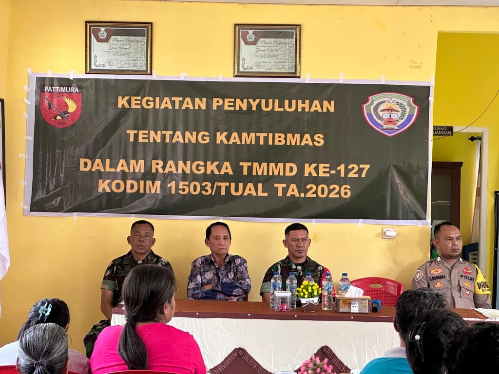 Penyuluhan Kamtibmas di Desa Wangel