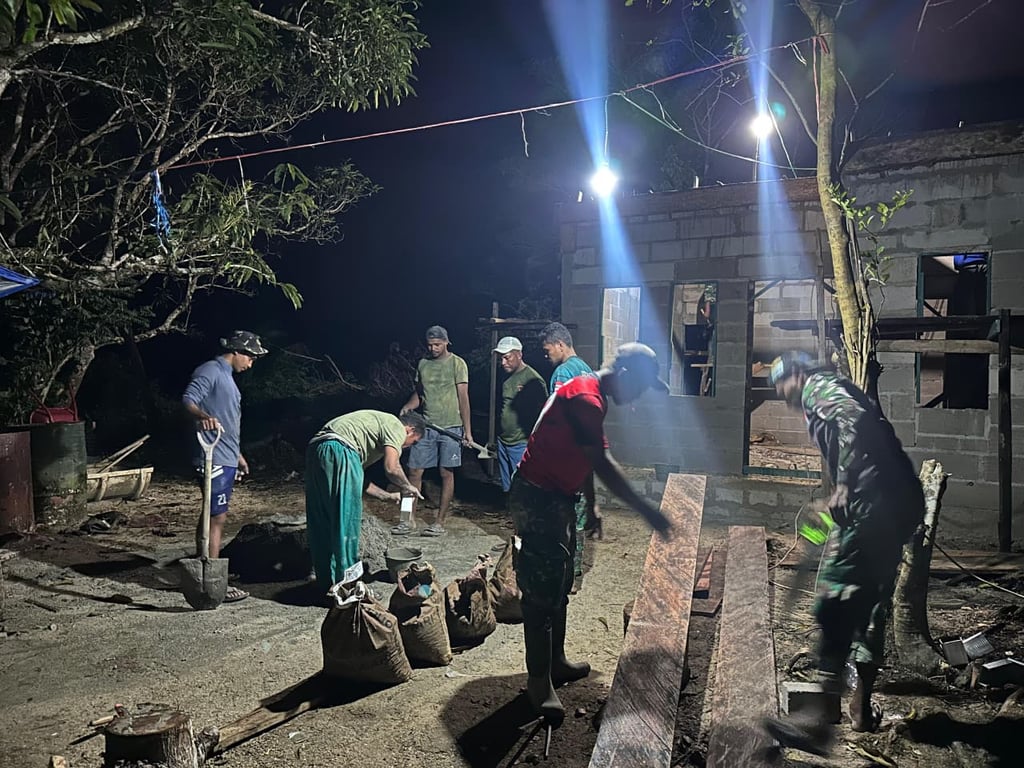 Pembangunan RTLH di Kepulauan Aru